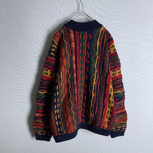 COOGI クージー 立体 3Dニットカーディガン