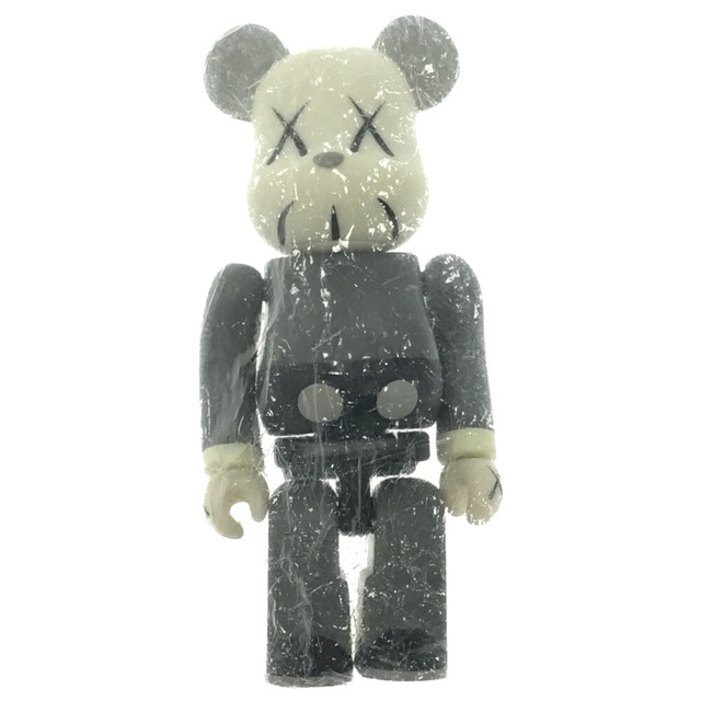 MEDICOM TOY - MEDICOM TOY メディコムトイ ×KAWS BE@RBRICK SERIES4 ARTIST ORIGINAL FAKE 100％ ×カウズ ベアブリック シリーズ4 アーティスト オリジナルフェイク フィギュア 100% グレー