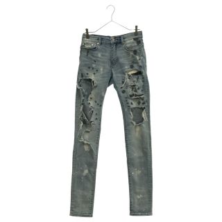 AMIRI - AMIRI アミリ 22SS SKEL TOP HI ボーン レザー ハイカット