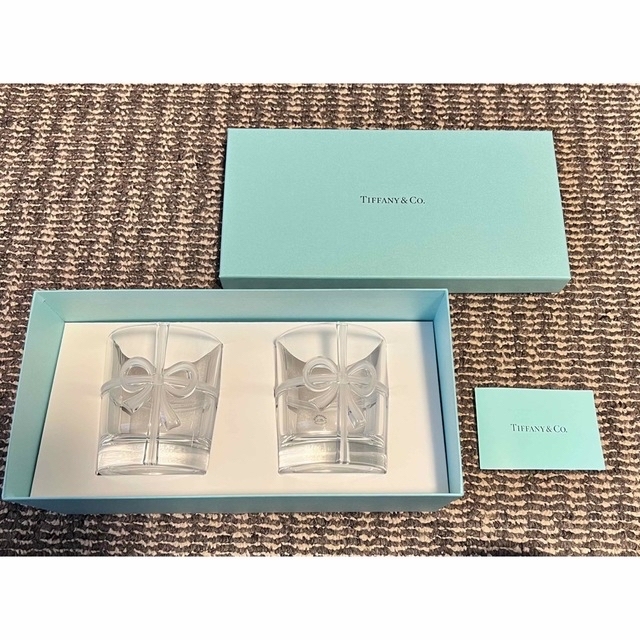 新品 未使用 TIFFANY&Co.  ボウグラス ペアグラス ２点セット