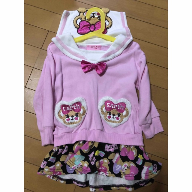 EARTHMAGIC(アースマジック)のアースマジック   ワンピース キッズ/ベビー/マタニティのキッズ服女の子用(90cm~)(ワンピース)の商品写真