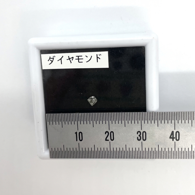 天然ダイヤモンド　ルース　原石　0.18ct ハンドメイドの素材/材料(各種パーツ)の商品写真