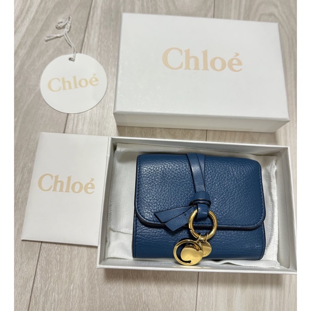 Chloe クロエ　三つ折り財布　ミニトリフィールド　ミニウォレット