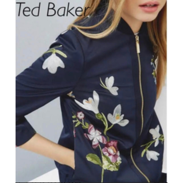 TED BAKER(テッドベイカー)の【Ted Baker】刺繍　ブルゾン　ジャケット レディースのジャケット/アウター(その他)の商品写真