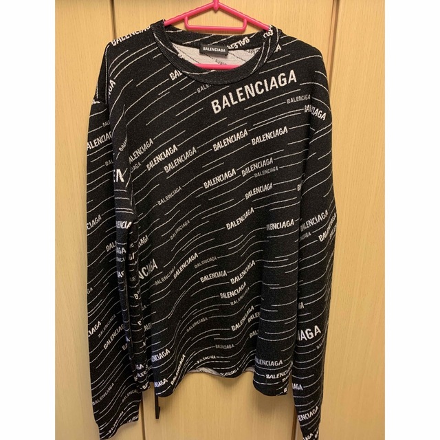 Balenciaga - 正規未使用 18AW BALENCIAGA バレンシアガ 総柄ロゴ ニットの通販 by adgjm's shop