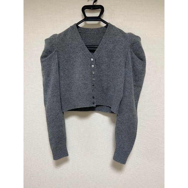 新品未使用 完売品 cygne ハートカーディガン グレー-