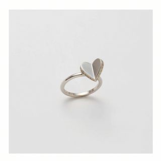 マユ(MAYU)の【MAYU】 Tiny heart line stone ring (リング(指輪))