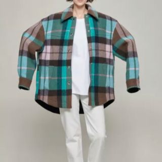 アクネストゥディオズ(Acne Studios)のAcne Studios チェックコート(ダッフルコート)