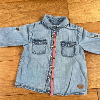 ザラキッズ(ZARA KIDS)のデニムシャツ　ZARA(ブラウス)