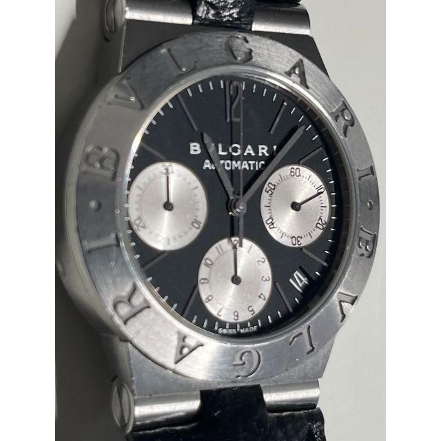 BVLGARI(ブルガリ)の68万円BVLGARIブルガリディアゴノスポーツクロノCH35S OH20年済 メンズの時計(腕時計(アナログ))の商品写真
