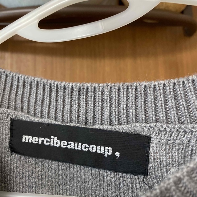 mercibeaucoup(メルシーボークー)のメルシーボークー　オロチニットワンピ レディースのワンピース(ひざ丈ワンピース)の商品写真