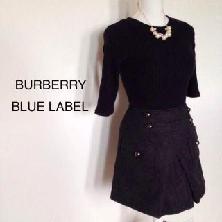 バーバリー(BURBERRY)の新品！ バーバリーブルーレーベル メルトンスカート(ミニスカート)