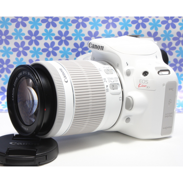 極美品☆Canon EOS kiss X7☆人気のホワイト☆初心者おすすめ