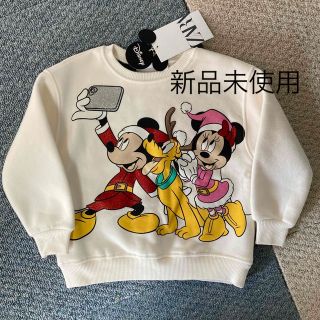 ザラキッズ(ZARA KIDS)のZARA ザラ トレーナー クリスマス 裏起毛 90(Tシャツ/カットソー)