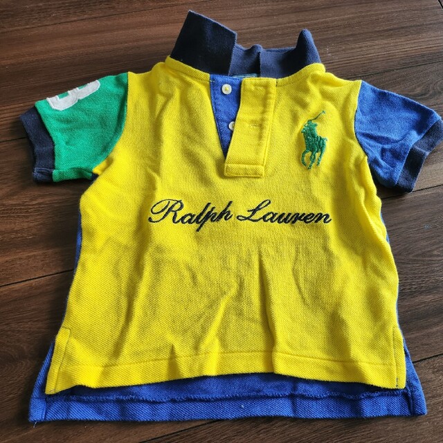 POLO RALPH LAUREN(ポロラルフローレン)のポロラルフローレン⭐かっこいい配色のシャツ キッズ/ベビー/マタニティのベビー服(~85cm)(シャツ/カットソー)の商品写真