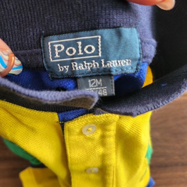 POLO RALPH LAUREN(ポロラルフローレン)のポロラルフローレン⭐かっこいい配色のシャツ キッズ/ベビー/マタニティのベビー服(~85cm)(シャツ/カットソー)の商品写真