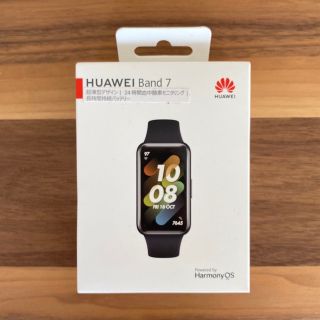 ファーウェイ(HUAWEI)の【新品未開封】Huawei band 7 日本語対応 スマートウォッチ ブラック(その他)