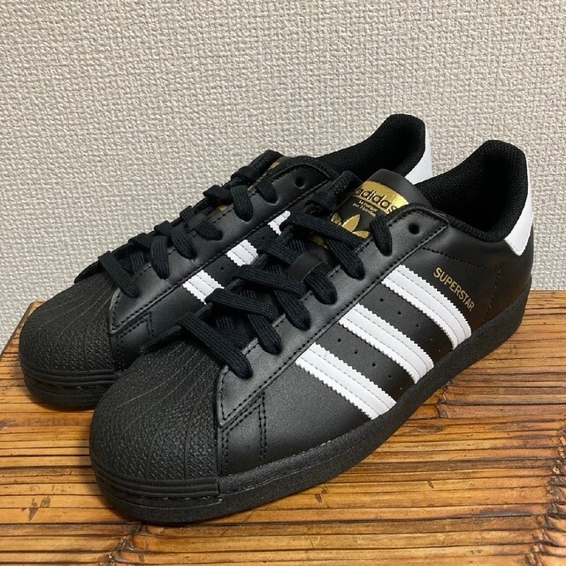 Begin掲載 国内正規品 23.5 アディダス スーパースター ブラック