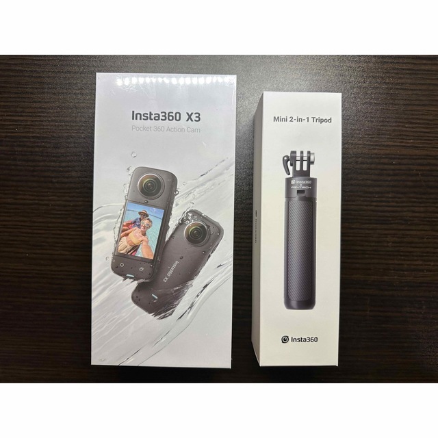 新品未開封  insta360 x3 本体 (別途スペアバッテリー 自撮り棒)