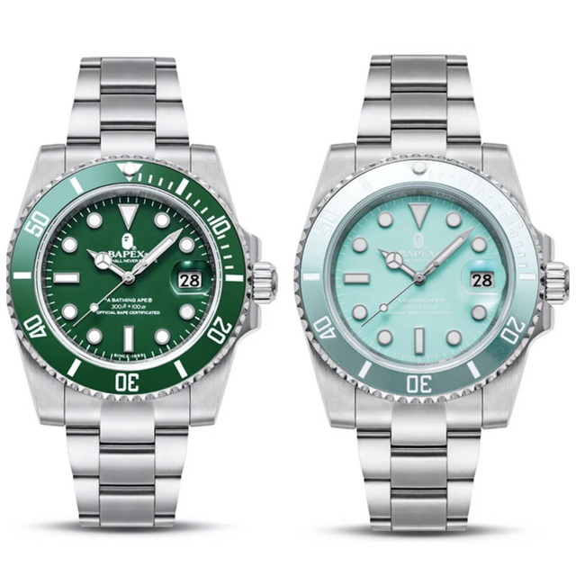 世界的に A BATHING APE - TYPE 1 BAPEX 2本セット 腕時計(アナログ