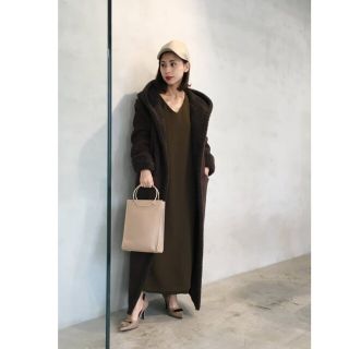 ameri VINTAGE BLANKETLIKEFAKE MOUTONCOAT