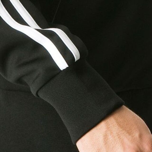ジャージ ジャージー 無地 ツートン 2本線 ジャケット 上着 XL 黒 赤 白 メンズのトップス(ジャージ)の商品写真