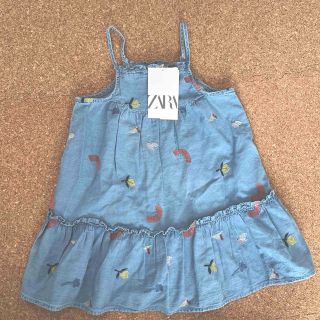 ザラ(ZARA)のZARA刺繍ワンピース(ワンピース)