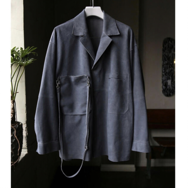 SUEDE OUT-OFF SHIRTS JACKET yoke 21ss 新品ブルゾン