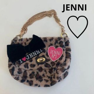 JENNI - JENNI レオパード柄 ヒョウ柄 ショルダーバッグ クラッチバッグ