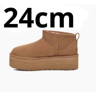 アグ(UGG)のUGG CLASSIC ULTRA MINI PLATFORM 24cm(スリッポン/モカシン)