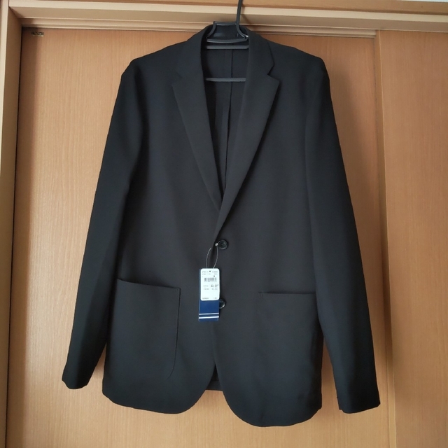 スーツ ジャケットのみ 黒 L 新品未使用の通販 by はにぃたん's shop