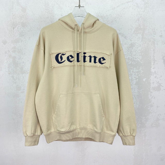 celine パーカー　美品　xs ホワイトトップス