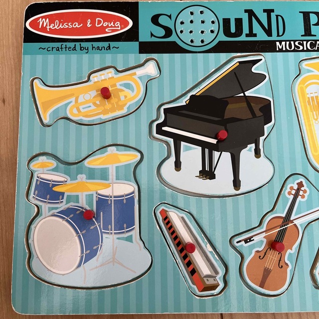 Melissa & Doug サウンドパズル　楽器　パズル キッズ/ベビー/マタニティのおもちゃ(知育玩具)の商品写真