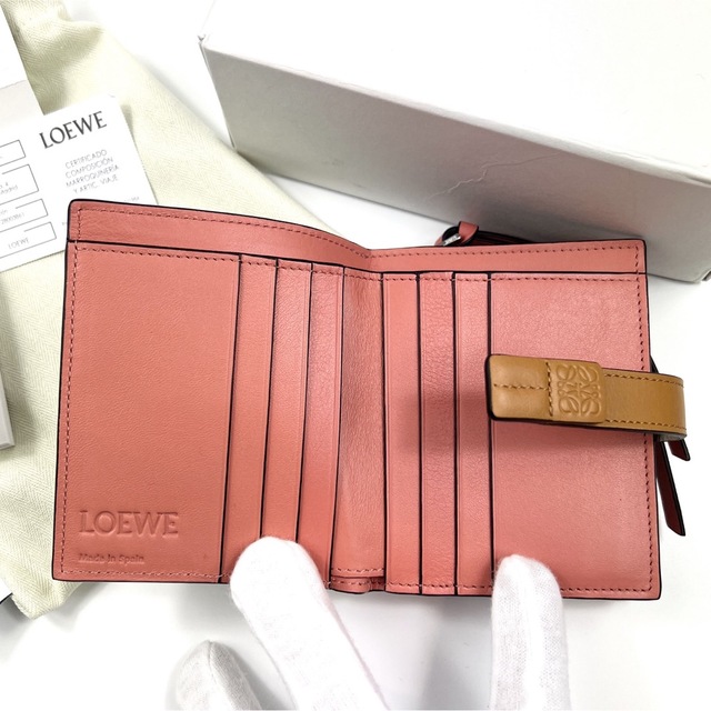 定番の中古商品 今期モデルLOEWE コンパクト ジップウォレット ilam.org
