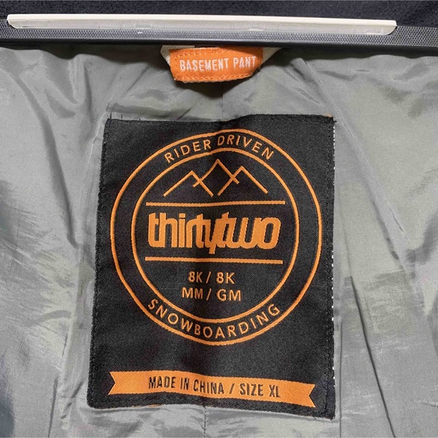 thirtytwo(32、サーティーツー) BASMENT PANT XL - ウエア/装備