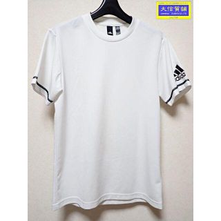 アディダス(adidas)のアディダス Tシャツ DV0948 M 白 袖ロゴ(Tシャツ/カットソー(半袖/袖なし))