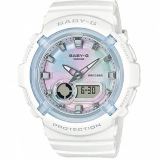 ジーショック(G-SHOCK)の2023年に購入【未使用】baby-g 白　ホワイト　レディース(腕時計)