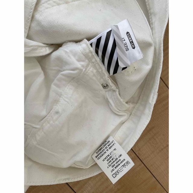 OFF-WHITE ホワイトデニム　27サイズ