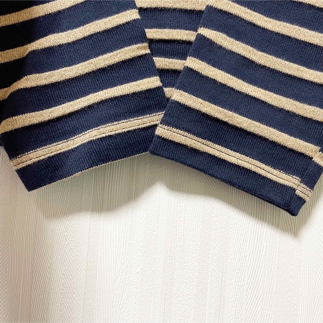 PETIT BATEAU(プチバトー)の【新品未使用】プチバトー　マリニエール　ボーダー　トップス　カットソー キッズ/ベビー/マタニティのキッズ服女の子用(90cm~)(Tシャツ/カットソー)の商品写真