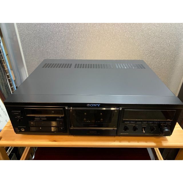 ソニー　SONY　3ヘッドカセットデッキ　テープレコーダー　TC-K555ES