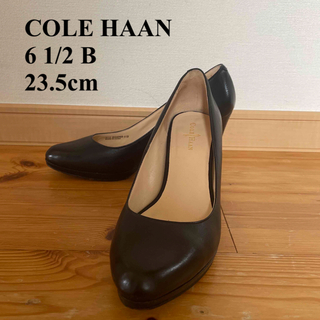 コールハーン(Cole Haan)のCOLE HAAN ベーシックパンプス　23.5cm ブラック(ハイヒール/パンプス)