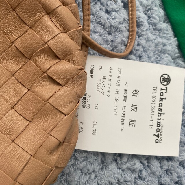 はなさん専用 超美品 ボッテガヴェネタ ミニ ザポーチ アーモンド 上品