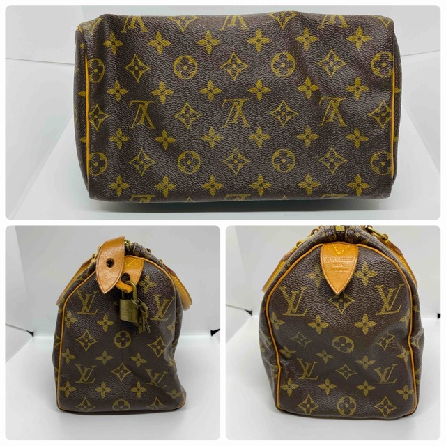 LOUIS VUITTON(ルイヴィトン)のLOUIS VUITTON ルイヴィトン モノグラム スピーディ25 鍵付き レディースのバッグ(ハンドバッグ)の商品写真