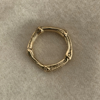 ティファニー(Tiffany & Co.)のTIFFANY バンブーリング　イエローゴールド(リング(指輪))
