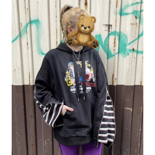 Candy Stripper(キャンディーストリッパー)のCandy Stripper パーカー  THE PRANK HOODIE  レディースのトップス(パーカー)の商品写真