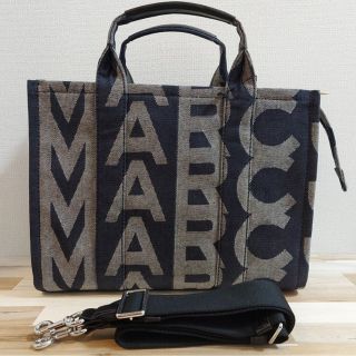MARC JACOBSザ モノグラム デニム ミディアム トートバッグ
