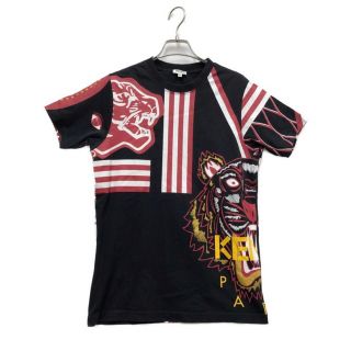 KENZO ケンゾー Tシャツ レッド×ブラック