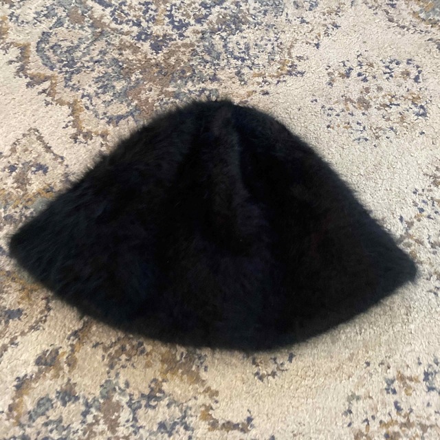 フェイクファー　バケットハット　バケハ　ブラック　ハット　帽子 レディースの帽子(ハット)の商品写真