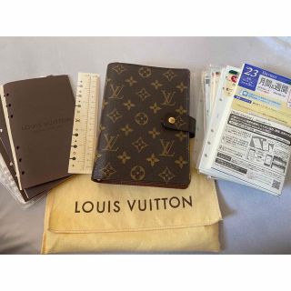 ルイヴィトン(LOUIS VUITTON)の祝日値下げ　ルイ・ヴィトン　アジェンダ　MM R20004 美品　リフィル　多数(手帳)