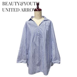 ビューティアンドユースユナイテッドアローズ(BEAUTY&YOUTH UNITED ARROWS)の【BEAUTY&YOUTH】ストライプブラウス　シャツ　アローズ(シャツ/ブラウス(長袖/七分))